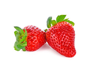 Strawberry isolated on white background.