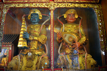 Bangkok, Thailand - Leng Nei Yi, Chinese Buddhist Temple Statues
