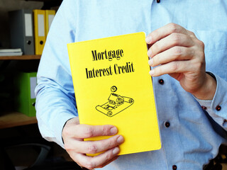 Mortgage Interest Credit phrase on the sheet.