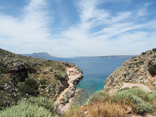 Fototapeta na wymiar Greece Crete island Koutalas beach