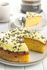Sweet lemon cake