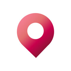 location icon. location setting concept . Vector illustration, gradient style vector icon .