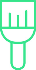 concept style of line brush icon for web