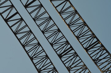 steel architecture to sky 