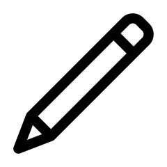 Pencil Line Icon Vector