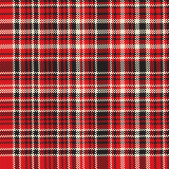 Tartan plaid pattern seamless. Print fabric texture. Check vector background.