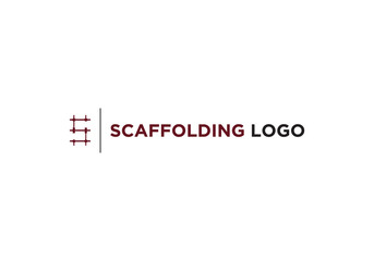 Minimal Letter S and Scaffolding Combination Mark  Logo.