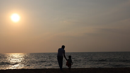 Fototapeta premium parent and child