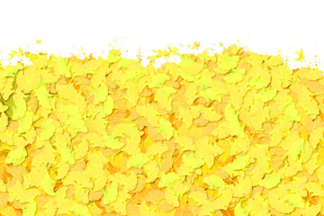 Fototapeta premium 秋をイメージしたペイントタッチのアブストラクト 