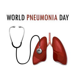 World Pneum Day 12 nov Vector ill