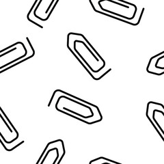 seamless pattern with paperclip icon