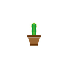 cactus plant icon vector symbol