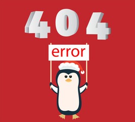 404 error page template for website. 404 alert flat design.