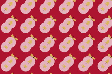 delicate christmas pattern design. very useful for your project