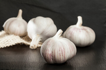 Garlic - Allium sativum; Chinese garlic seasoning for food.