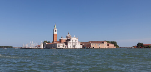 Famous San Giorgio Maggiore church in Venice, Italy