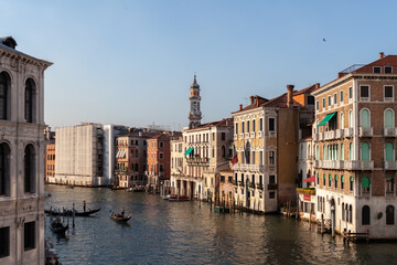 Fototapeta na wymiar Beautiful view of famous Grand Canal in Venice, Italy
