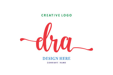 DRA lettering logo is simple, easy to understand and authoritativePrint