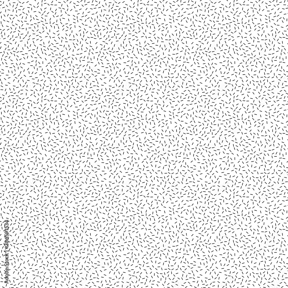 Wall mural seamless vector background with random black lines. abstract ornament. dotted abstract pattern