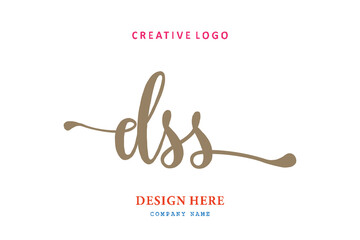 DSS lettering logo is simple, easy to understand and authoritativePrint