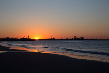 sunrise on the beach