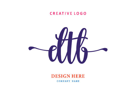 DTB lettering logo is simple, easy to understand and authoritativePrint