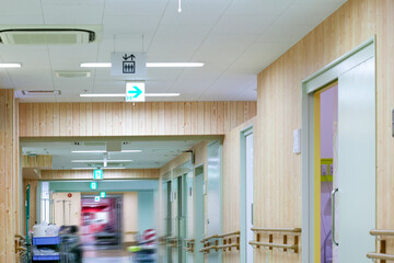 病棟の廊下
