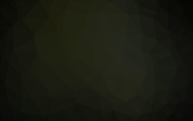 Obraz premium Dark Black vector polygonal pattern.