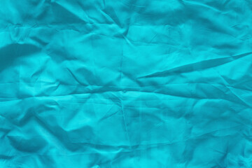 Crumpled wrapped plastic bag texture 