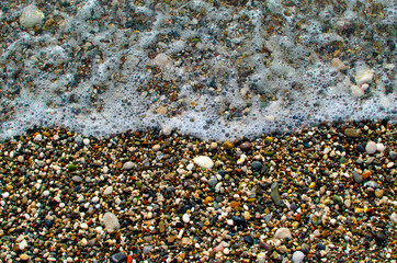 Sea stones by the sea