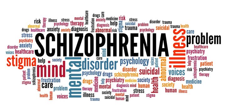 Schizophrenia infographics