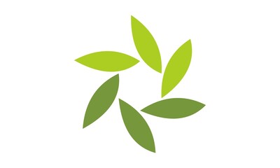 brand elegant leaf spa logo