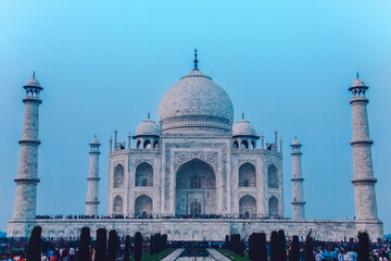 Naklejka premium Taj Mahal, Agra, India 