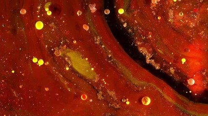 Colorful backdrop with liquid paint in motion for art compositions. 