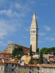 Fototapeta na wymiar Kirche in der Altstadt von Rovinj, Istrien, Kroatien