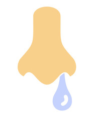 鼻水(水色)ツヤ