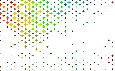 Light Multicolor, Rainbow vector texture with beautiful stars.
