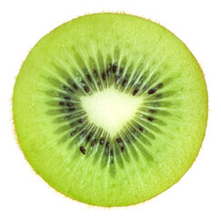 Naklejka na ściany i meble Fresh Kiwi fruit sliced use for background, Transparent Kiwi slices texture pattern for background