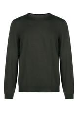 Blank green sweater. Front view
