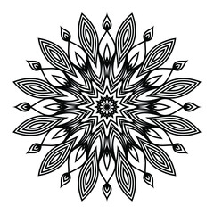 Vector mandala design element for illustrations, advertising banner, projects etc.