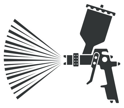 Monochrome spray gun