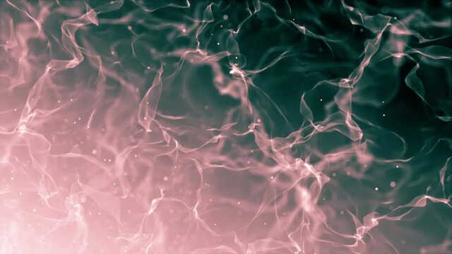 ゆっくりと上昇する、水や煙のような不規則な流体