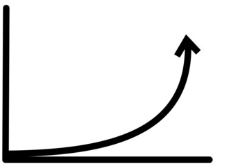 growth vector thin line icon for app and website