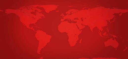 red world map background. 3d-illustration elements of this image furnished by NASA