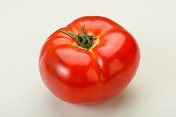 Ripe big juicy red tomato