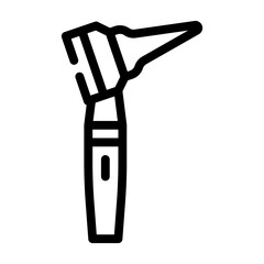 otoscope equipment line icon vector illustration sign