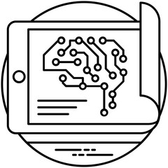 
A conceptual icon design of Information architecture
