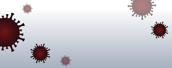corona virus covid-19 banner background vector illustration EPS10
