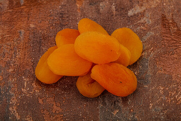 Sweet tasty dried apricot heap