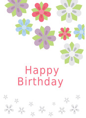 
A beautifully designed birthday card with emoticons and birthday caps all over on card, birthday party celebration 
